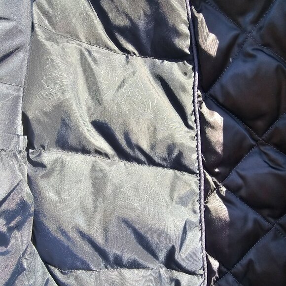 The North Face Get Down HyVent 550 Insulated Hooded Jacket Coat Large Purple - Picture 15 of 16